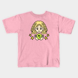 Virgo Zodiac Sign Kids T-Shirt